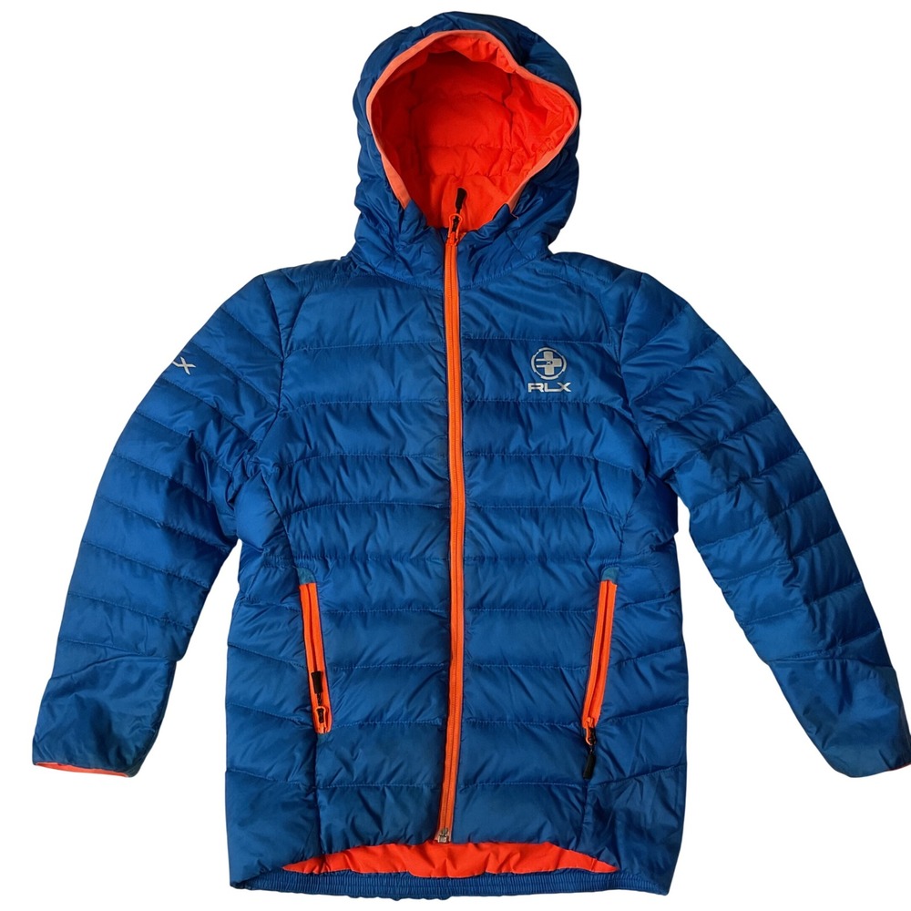 RLX Ralph Lauren Kids' Hooded Long Sleeve Full Zip Puffer Quilted Jacket Size 2T